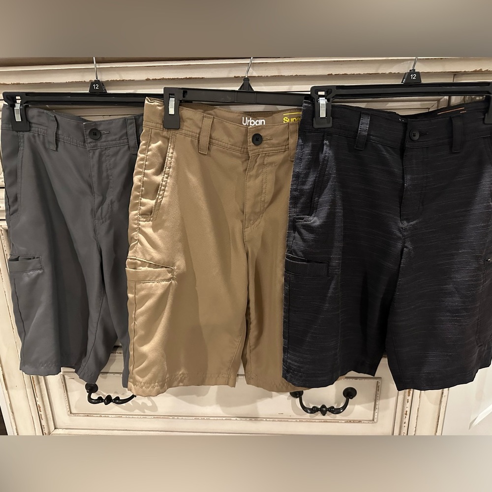 3 pairs of boys size 12 shorts